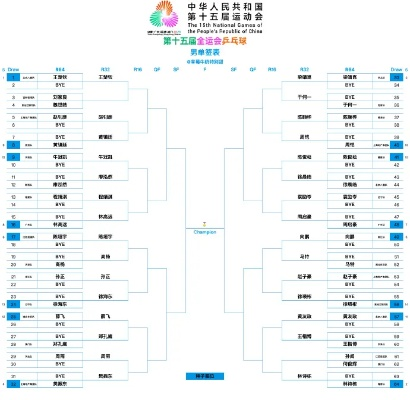 巅峰对决，2025年全运会男单乒乓球决赛名单揭晓，谁将问鼎桂冠？