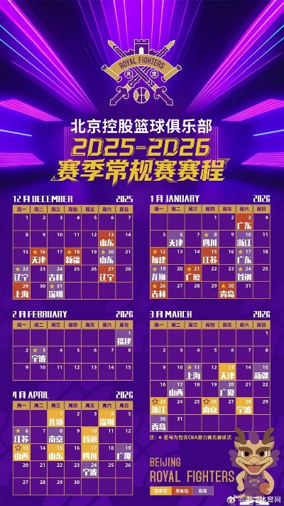 2026至2027赛季CBA赛程前瞻，新格局下的激战序曲